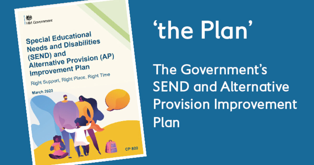 Response to SEND and Alternative Provision Improvement Plan - March ...