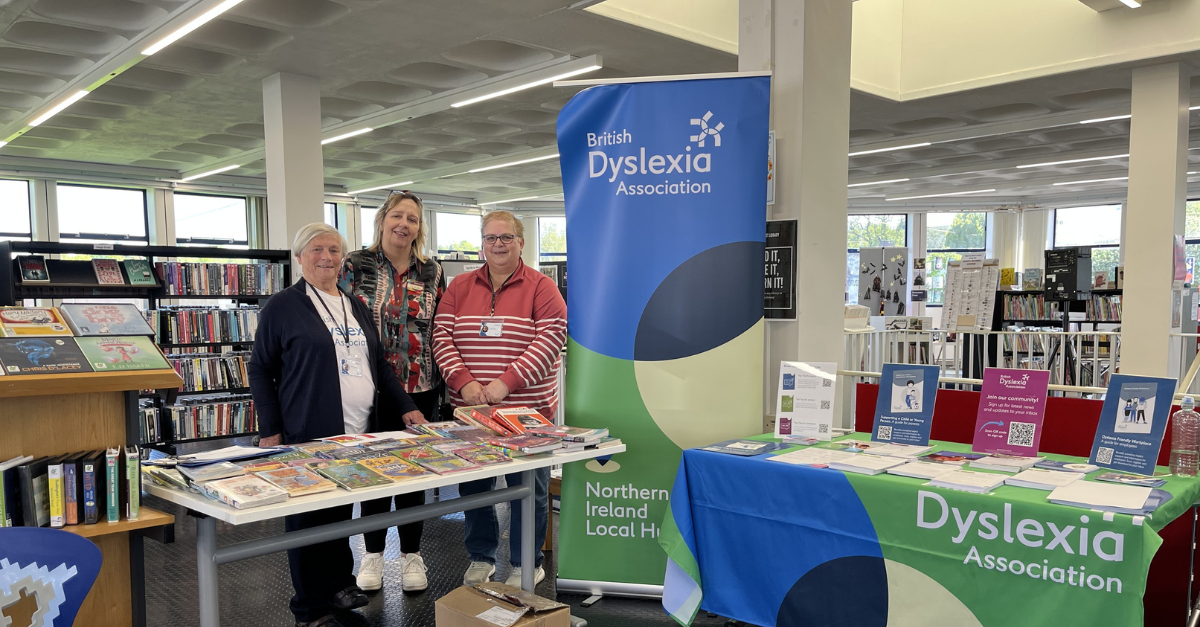 Local Hubs volunteers at our first library event in Northern Ireland